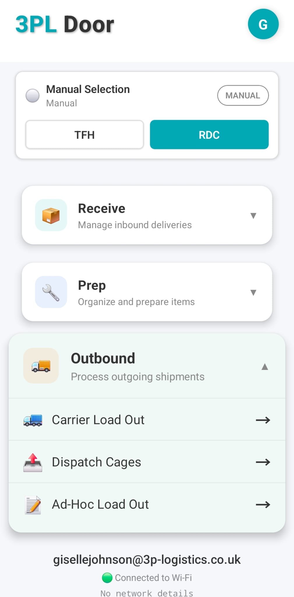 3PL Door App Project